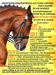 HSI announce details of the Showjumping Mare Championship 2015