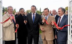 Minister for Transport, Tourism and Sport Leo Varadkar officially opens the National Horse Sport Arena 