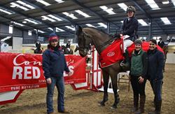 Liam O Meara Play’s It Cool  Winning the Fourth Round of the H.S.I/Connolly’s RED MILLS Spring Tour at Wexford Equestrian Centre Sponsored by Shires Equestrian Products